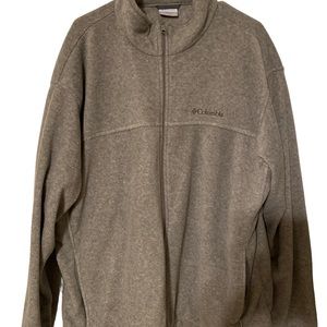 Men Columbia jacket 2XL light grey